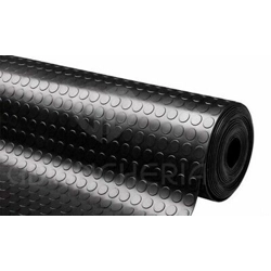 vendita online Tappeto lastra in gomma bolle nero sp3 mm Prodotti tecnici in gomma e pvc Vanzo Centro Fer